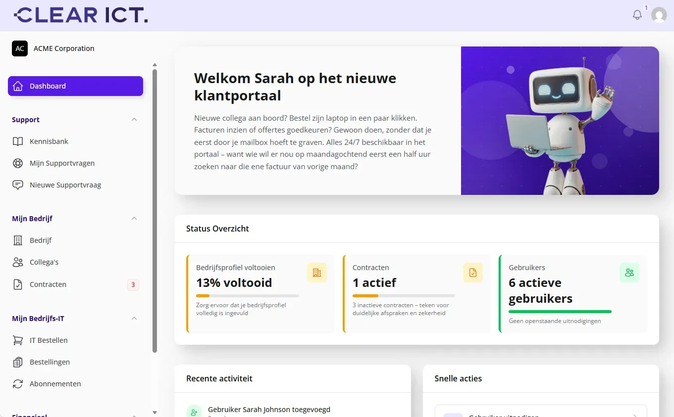 Clear ICT Portaal - clearict.cloud